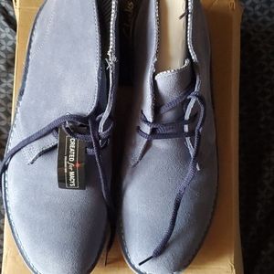 CLARKS Desert Boot Blue Suede